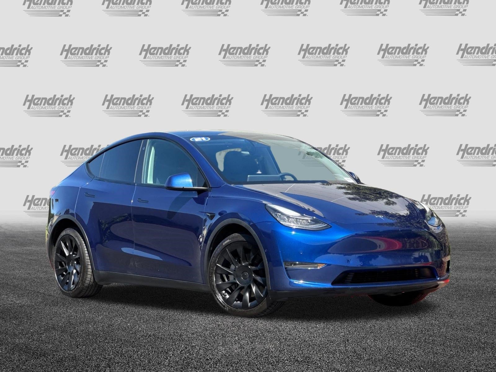 Used 2021 Tesla Model Y Long Range with VIN 5YJYGDEEXMF076892 for sale in Pleasanton, CA
