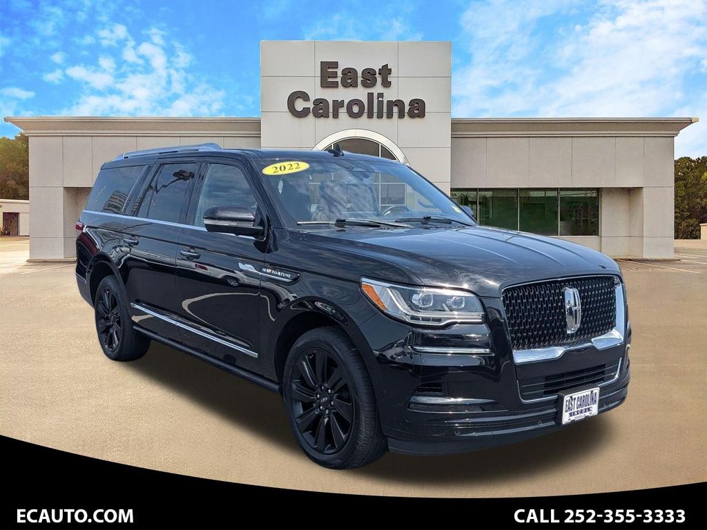 Infinite Black 2022 Lincoln Navigator SUV / Crossover Four-Wheel Drive Automatic