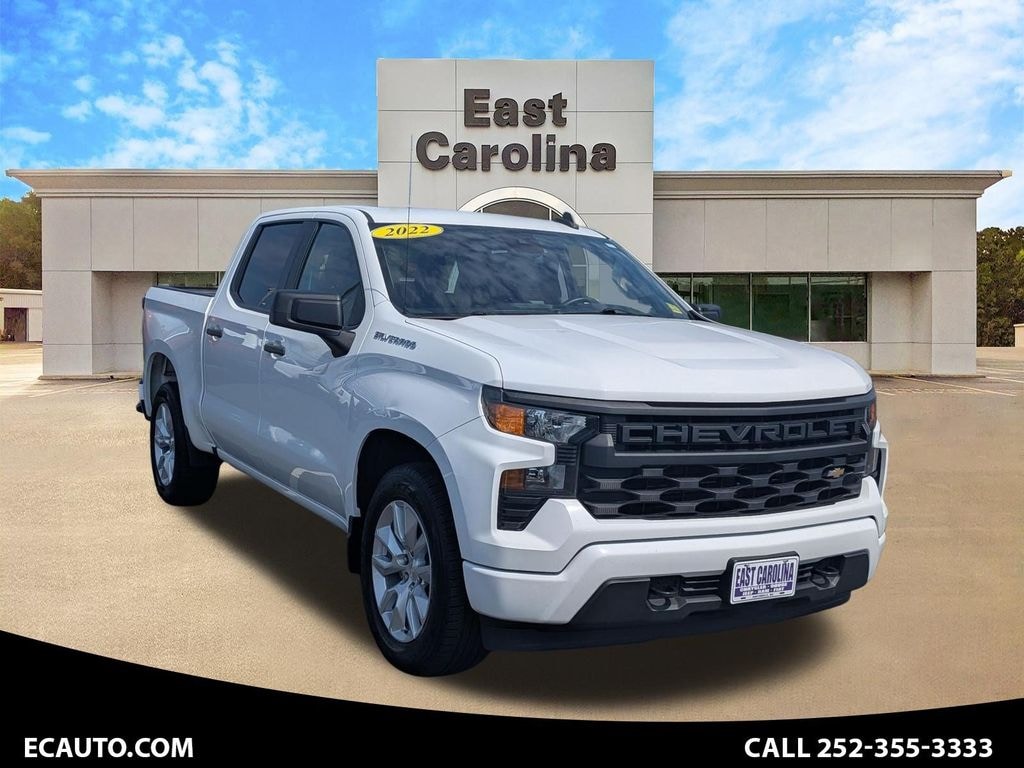 Used 2022 Chevrolet Silverado 1500 Custom Truck Crew Cab