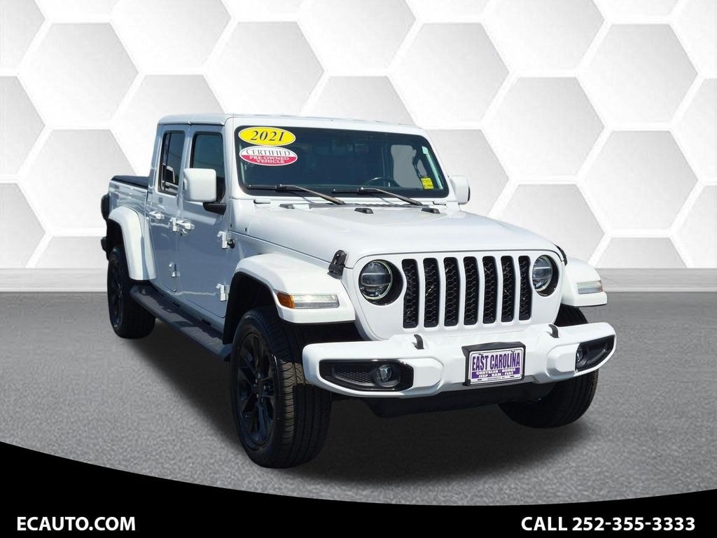 Certified 2021 Jeep Gladiator Overland Truck Crew Cab