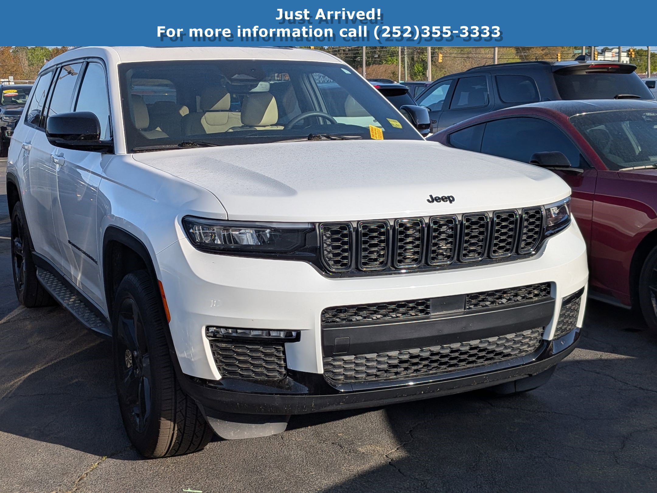 Bright White 2023 Jeep Grand Cherokee L Limited 4WD SUV / Crossover Four-Wheel Drive 8-Speed Automatic Overdrive