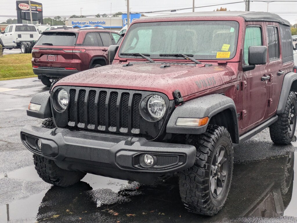 Certified 2021 Jeep Wrangler Unlimited Willys Sport SUV