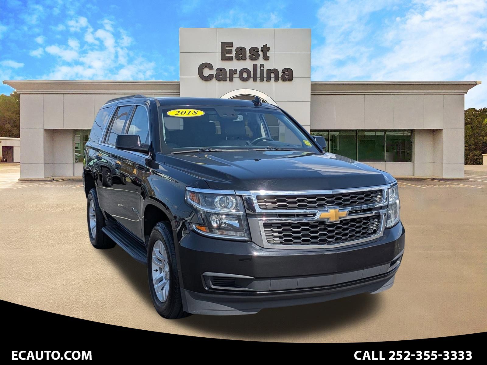 Black 2018 Chevrolet Tahoe LT 4WD SUV / Crossover Four-Wheel Drive 6-Speed Automatic