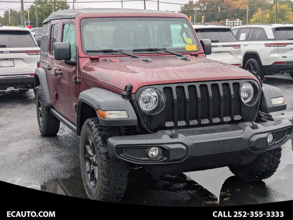 Certified 2021 Jeep Wrangler Unlimited Willys Sport SUV
