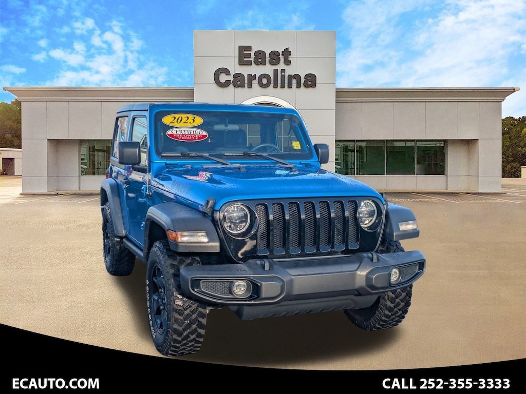 Certified 2023 Jeep Wrangler Willys SUV