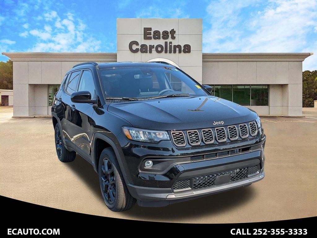 Diamond Black Crystal Pearlcoat 2026 Jeep Compass SUV / Crossover Four-Wheel Drive 8-Speed Automatic