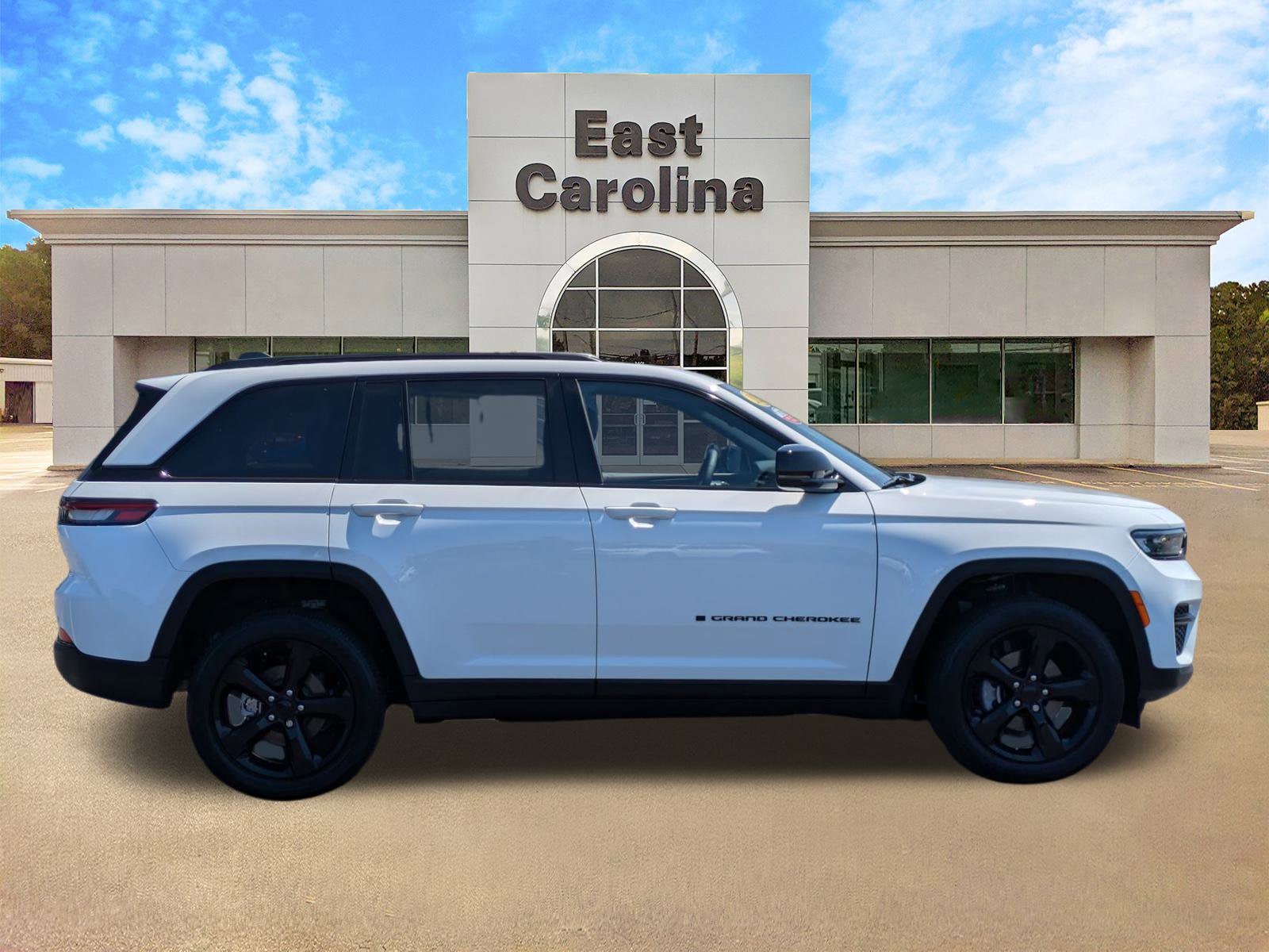 Certified 2023 Jeep Grand Cherokee Altitude with VIN 1C4RJHAG7PC569757 for sale in Greenville, NC