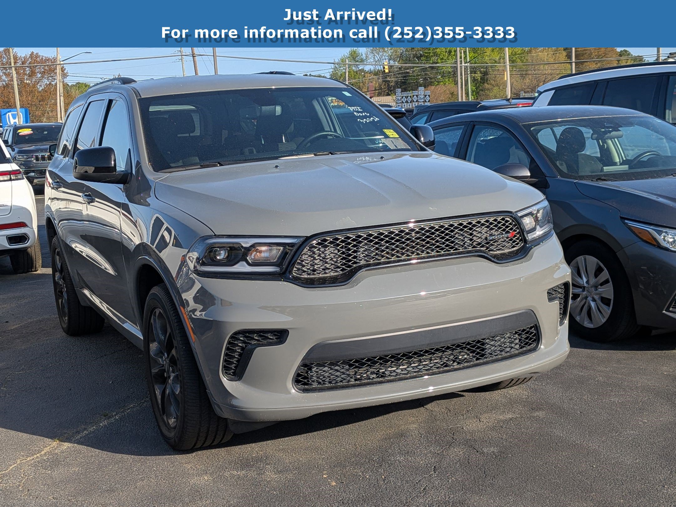 Destroyer Gray 2024 Dodge Durango SXT AWD SUV / Crossover All-Wheel Drive 8-Speed Automatic Overdrive