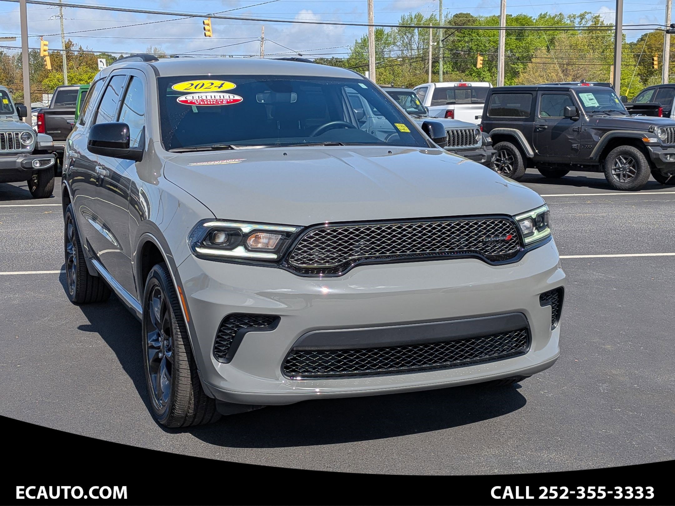 Destroyer Gray 2024 Dodge Durango SXT AWD SUV / Crossover All-Wheel Drive 8-Speed Automatic Overdrive