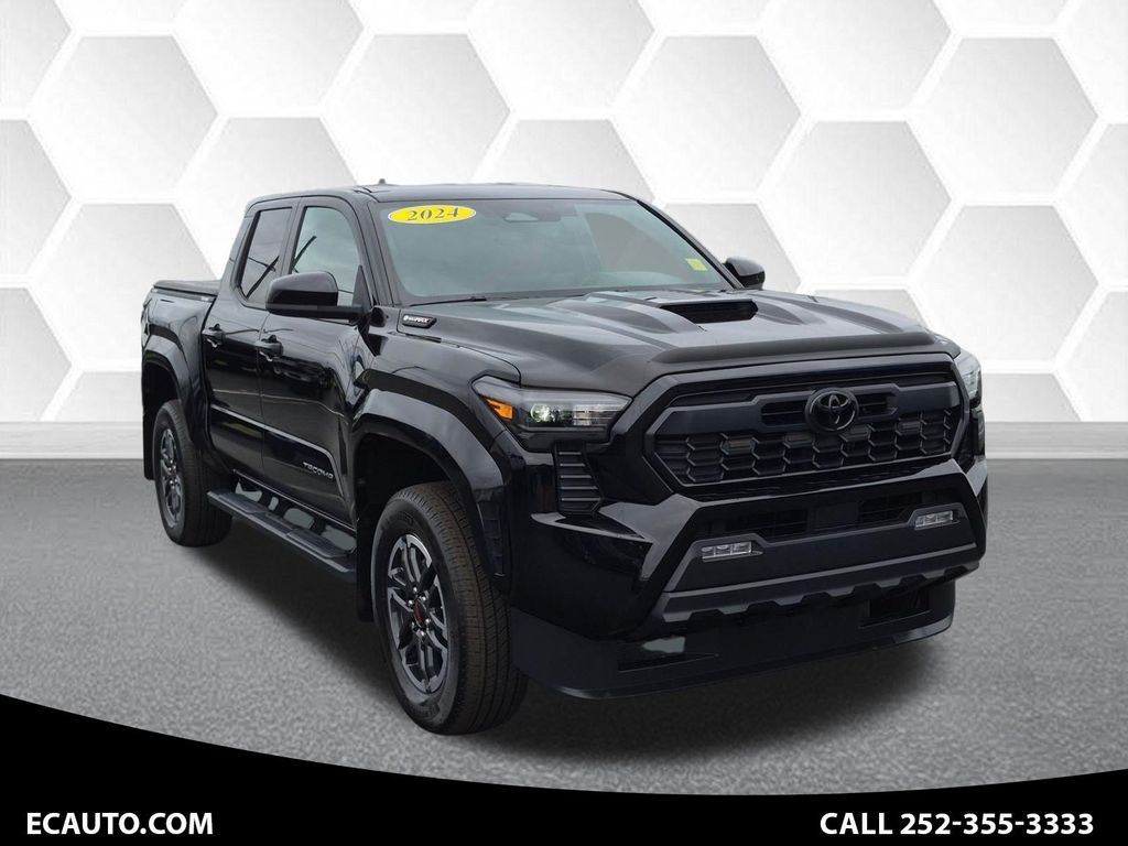 Black 2024 Toyota Tacoma Pickup Truck Four-Wheel Drive 8-Speed Automatic