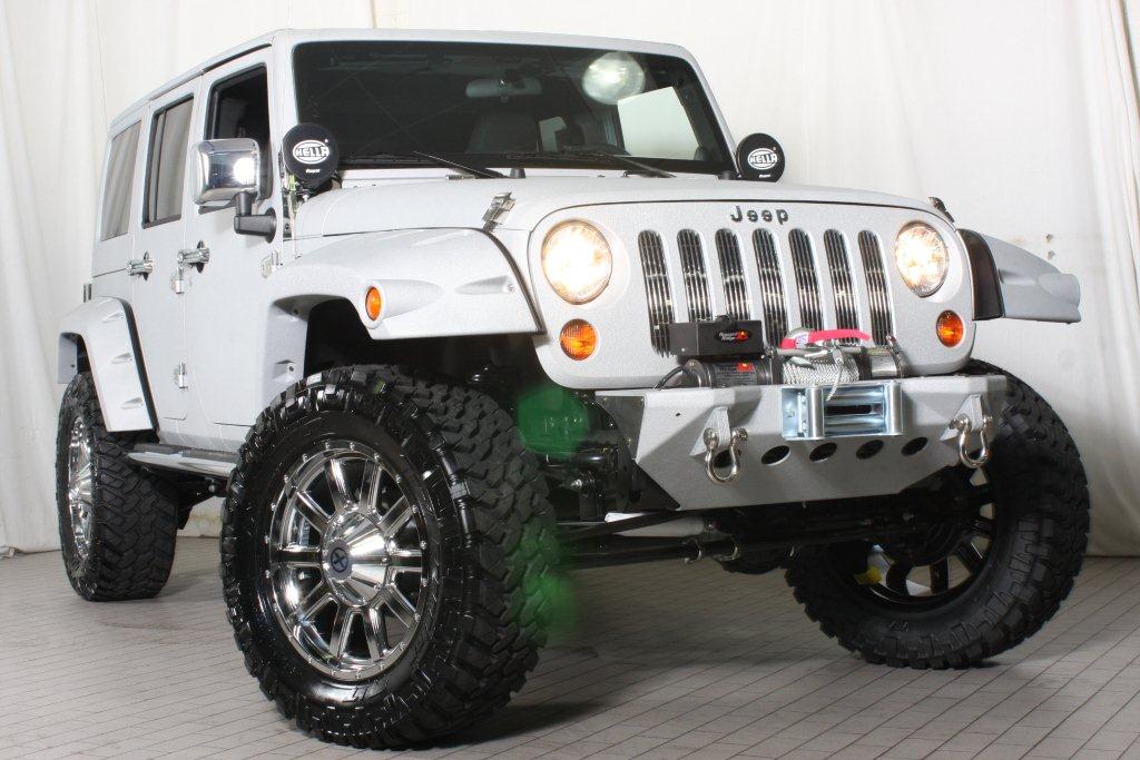 The White Chrome and Rhino Custom Jeep Wrangler by Eastchester Customs