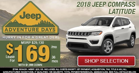 2018 Jeep Compass Latitude Lease Special