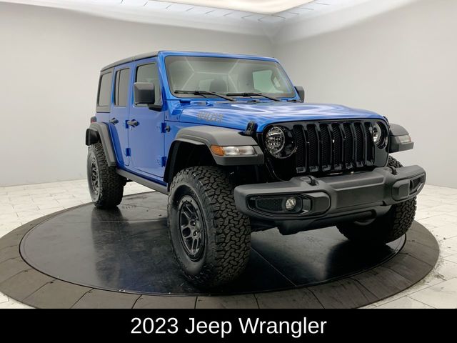 Used 2023 Jeep Wrangler 4-Door Willys Sport with VIN 1C4HJXDG6PW671079 for sale in Bronx, NY