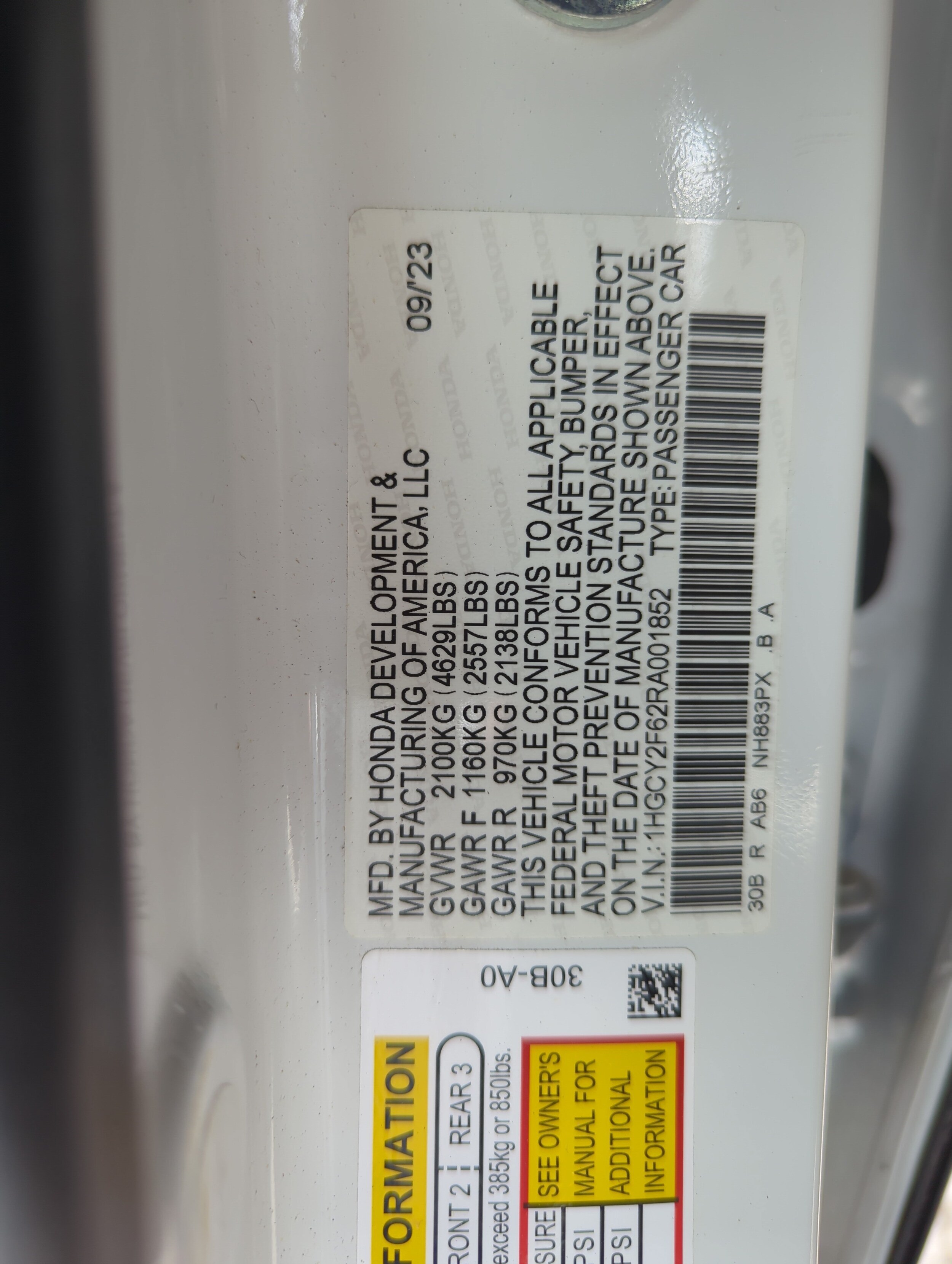 2024 Honda Accord Hybrid EX-L - Photo 34
