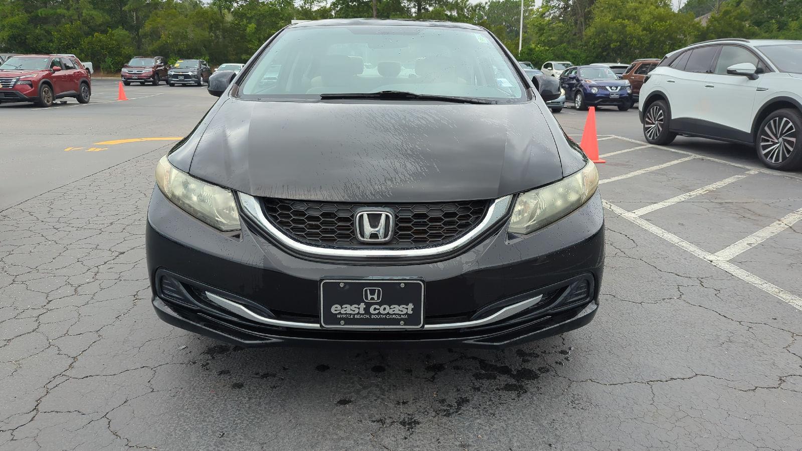 Used 2013 Honda Civic LX with VIN 2HGFB2F53DH598722 for sale in Myrtle Beach, SC