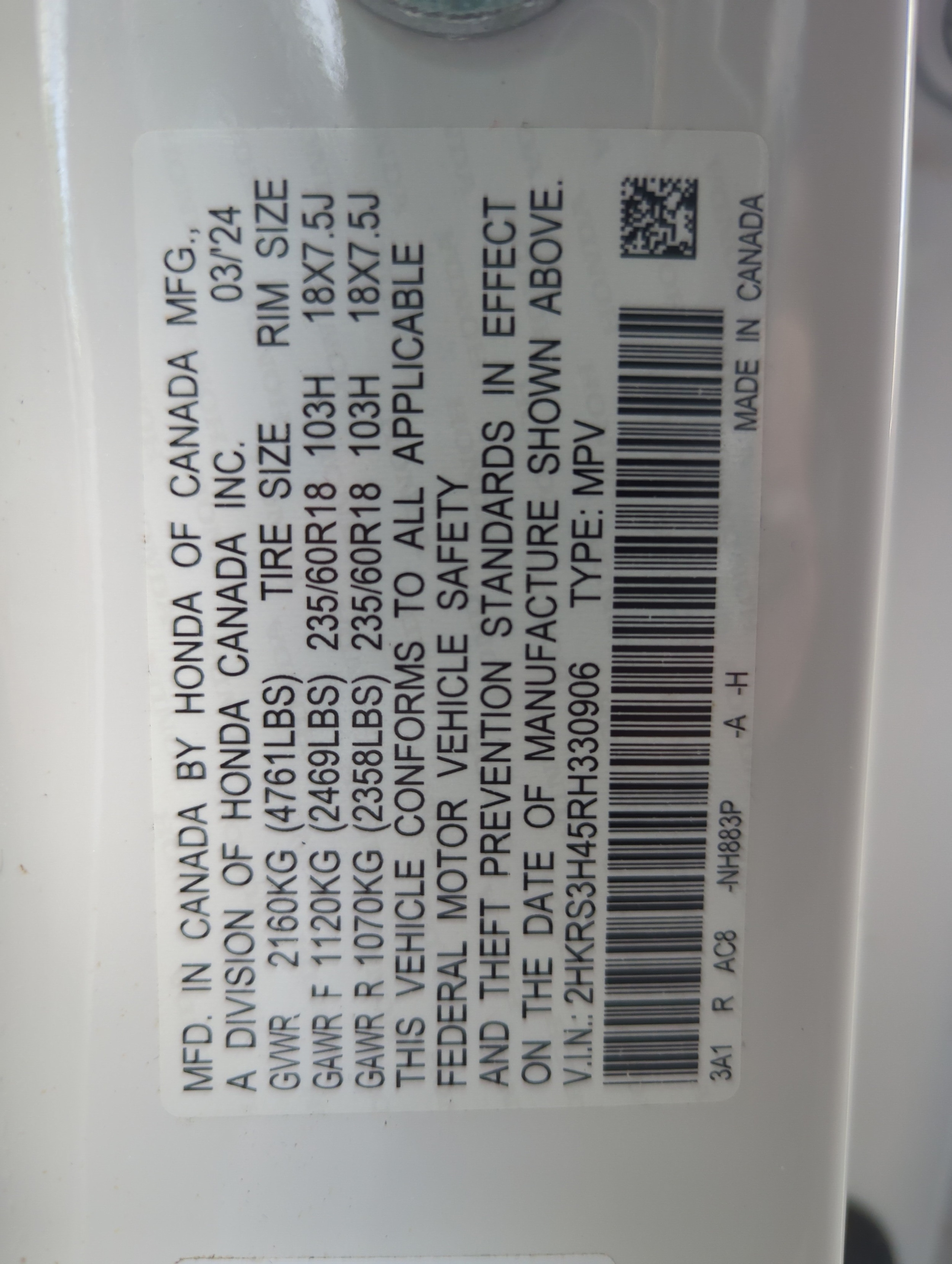 2024 Honda CR-V EX - Photo 26