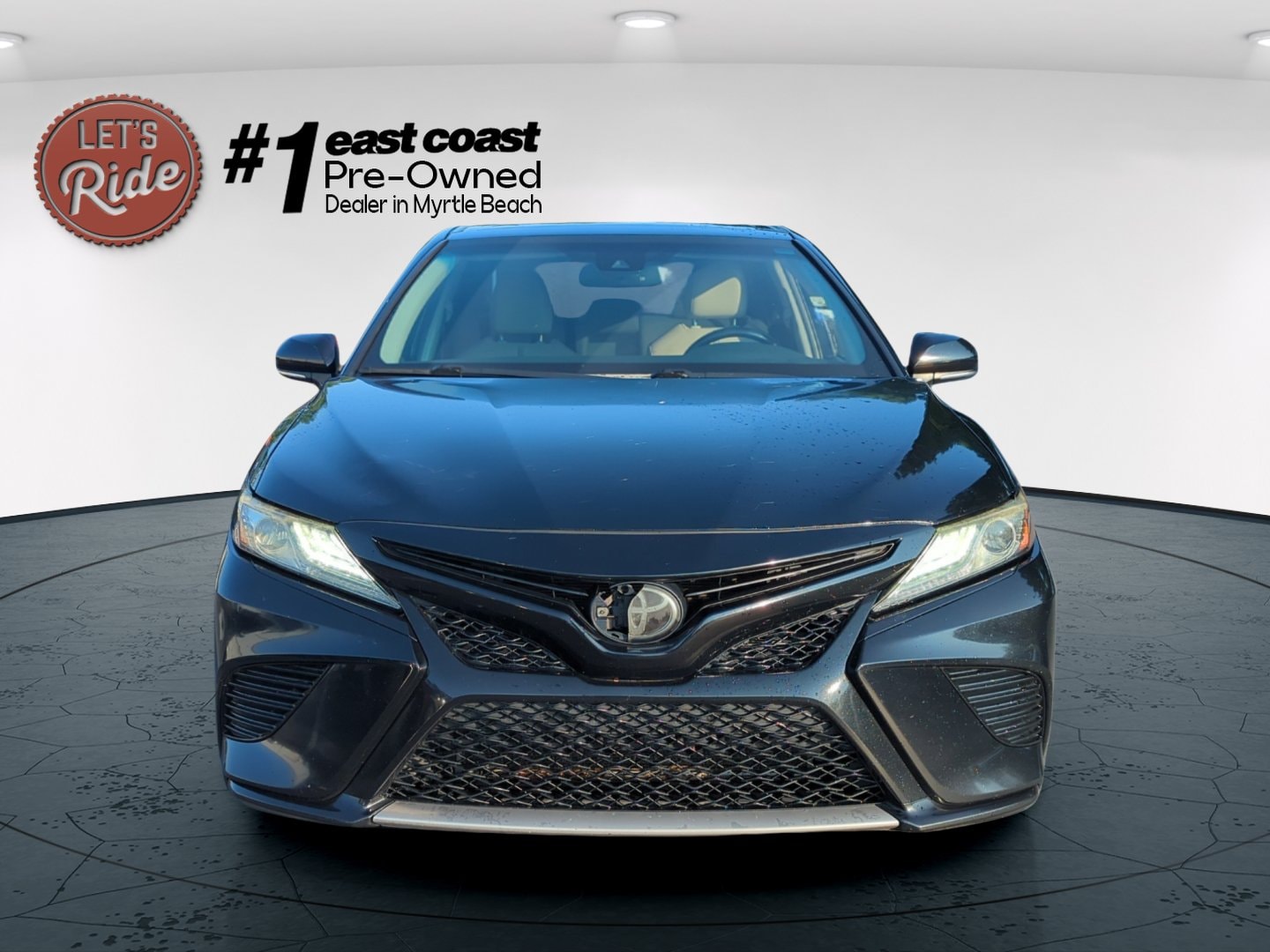 Used 2019 Toyota Camry XSE with VIN 4T1B61HK1KU764384 for sale in Myrtle Beach, SC