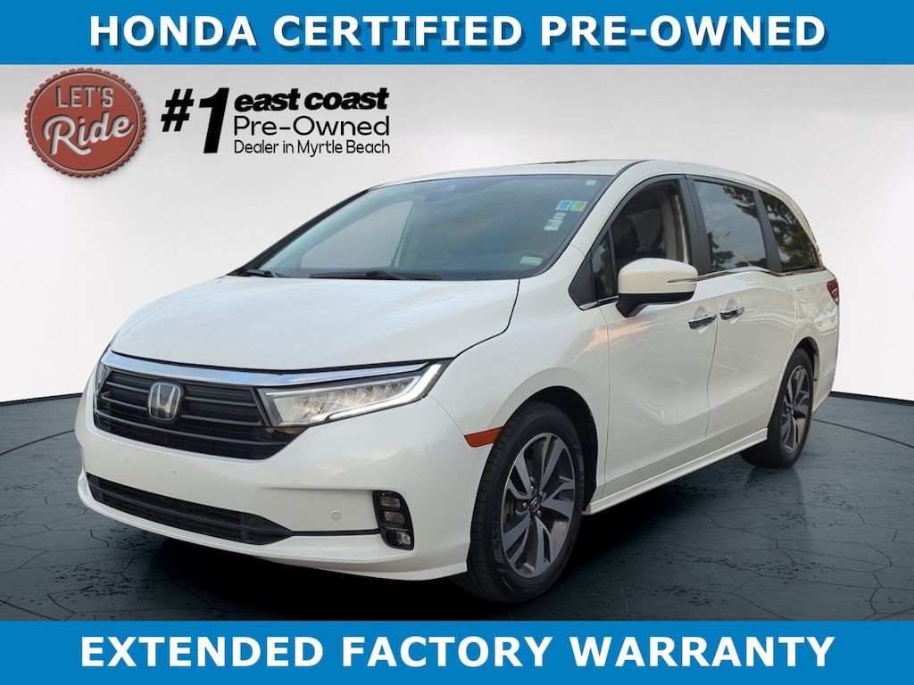 Certified 2021 Honda Odyssey Touring Van