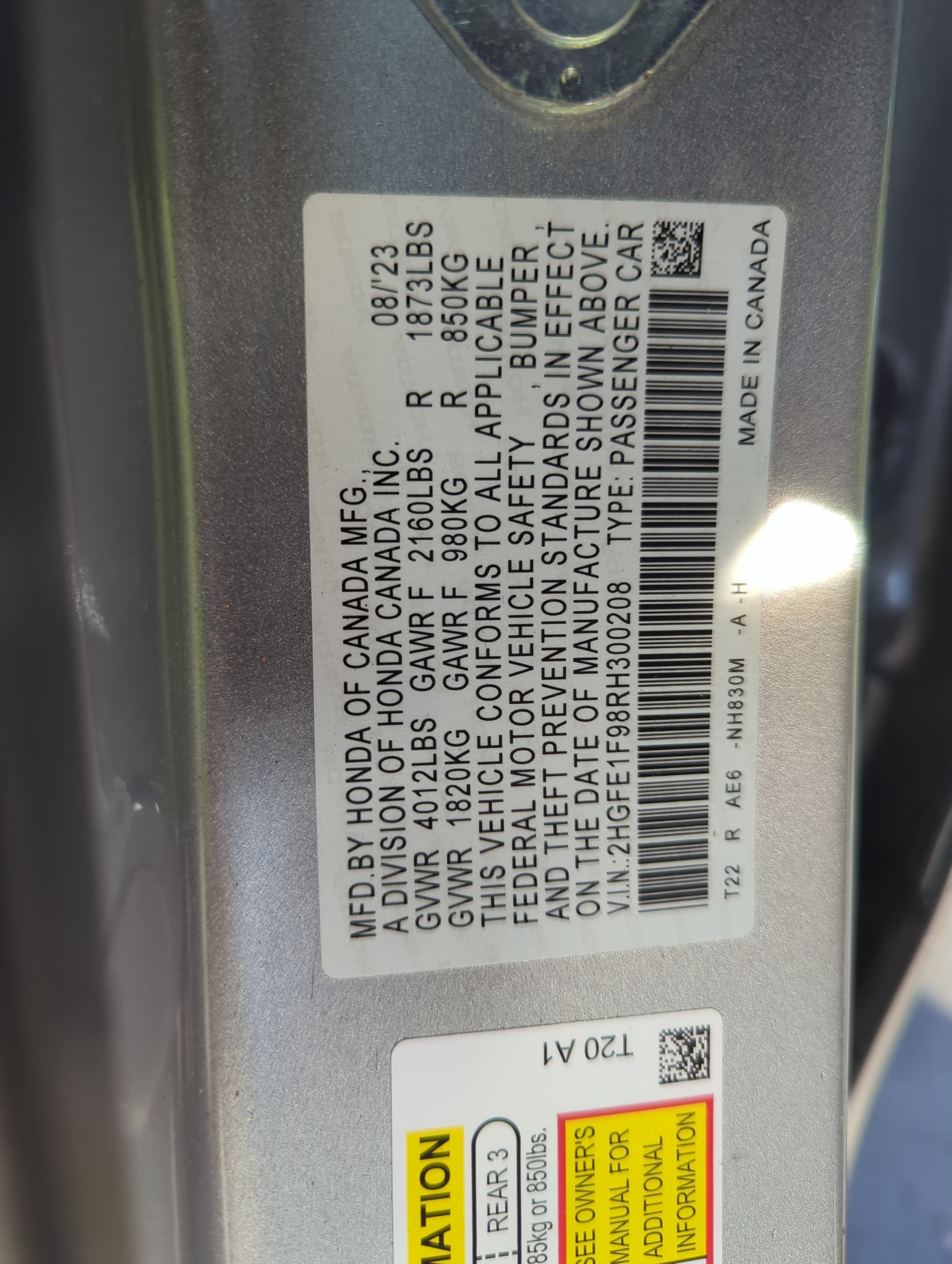 2024 Honda Civic Touring - Photo 35