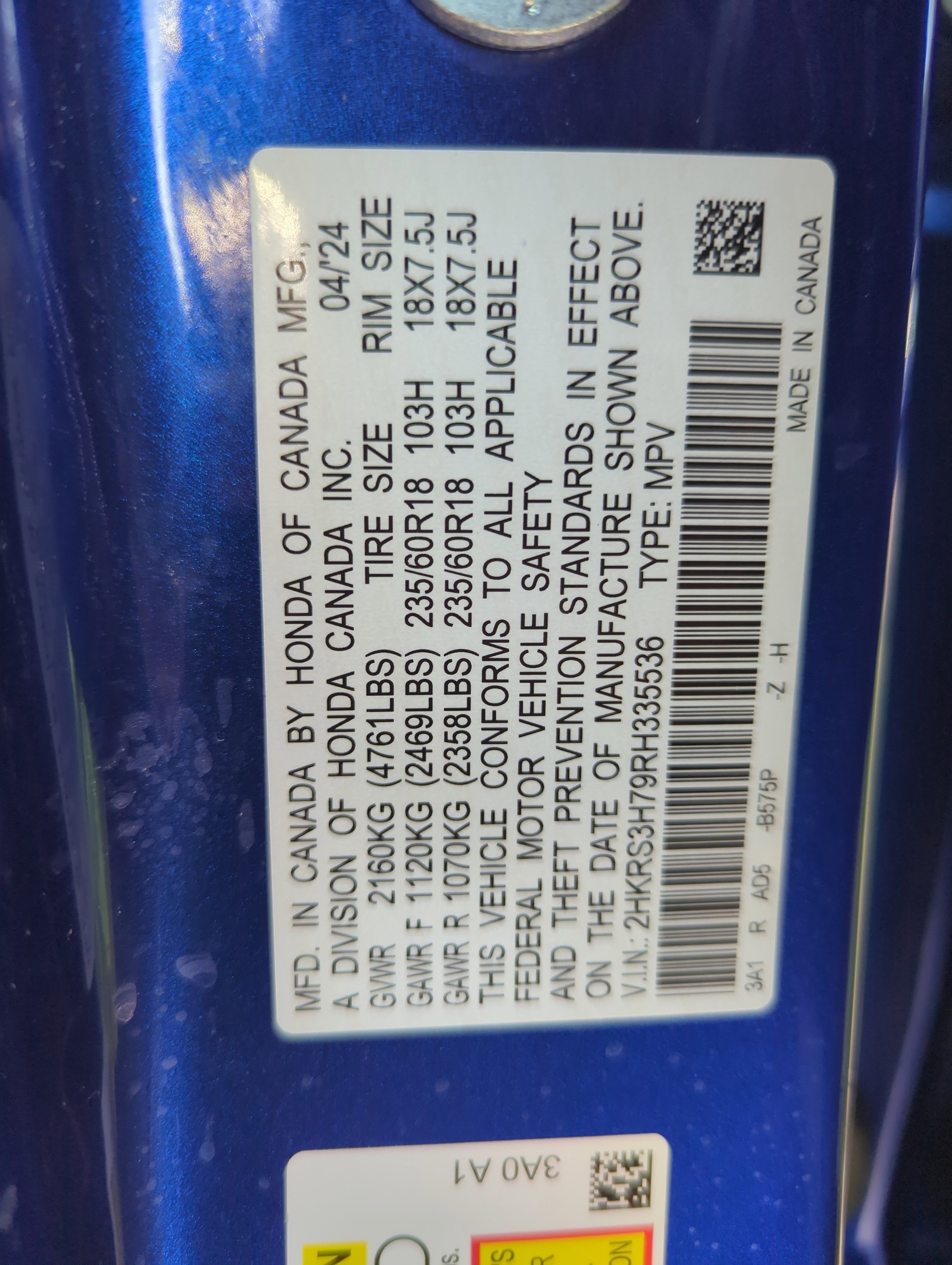 2024 Honda CR-V EX-L - Photo 37