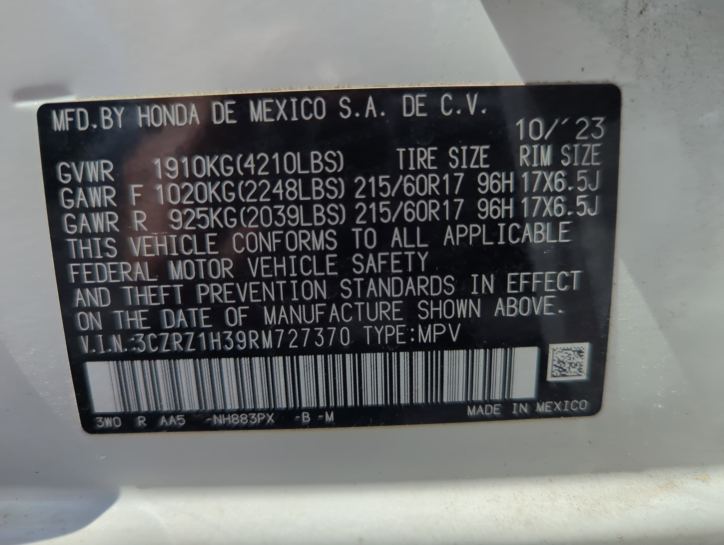 2024 Honda HR-V LX - Photo 35