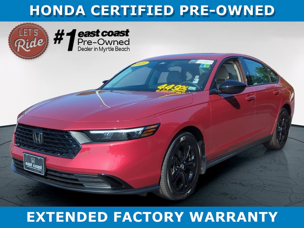 Certified 2025 Honda Accord SE Sedan
