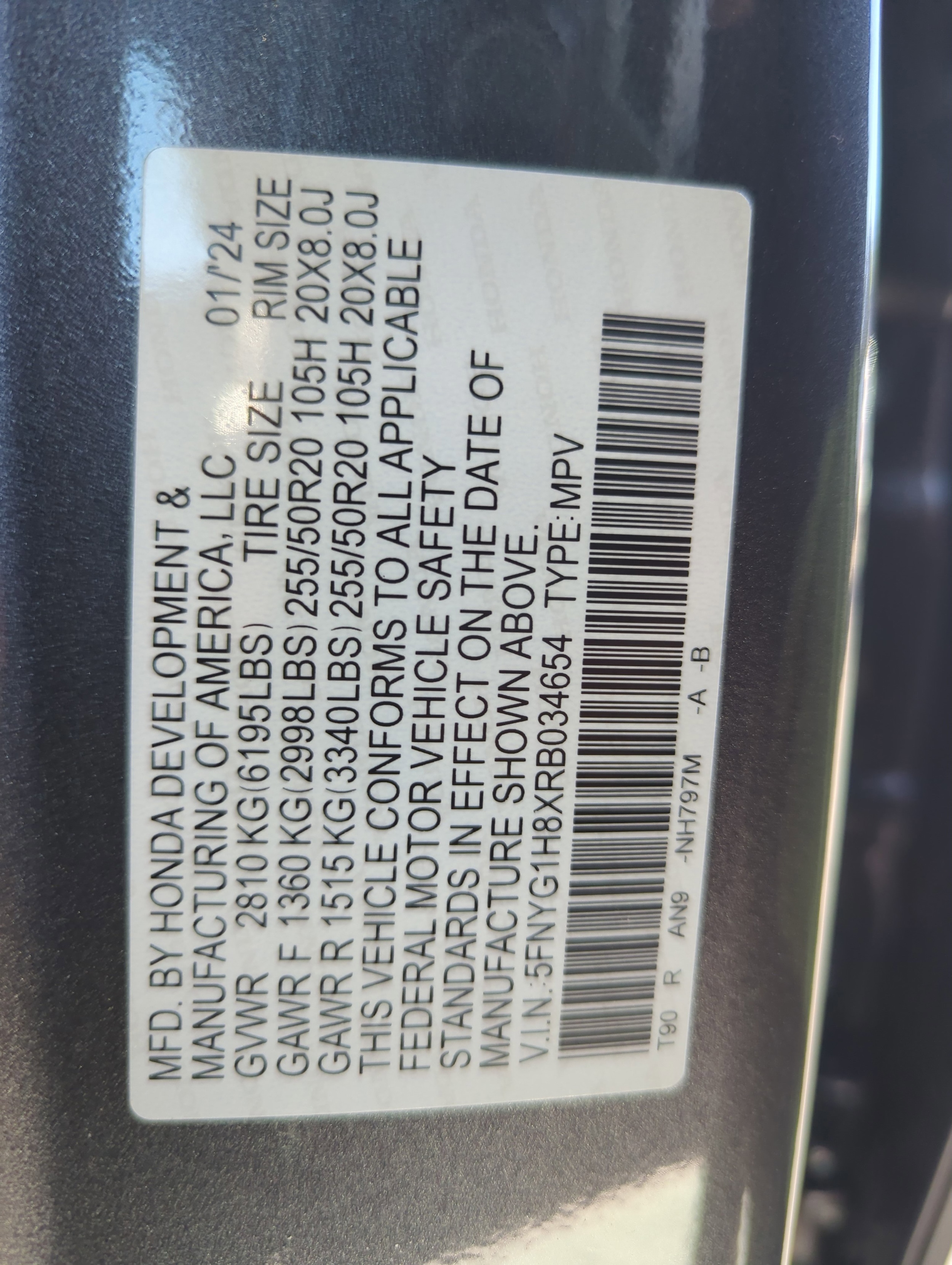 2024 Honda Pilot Elite - Photo 40