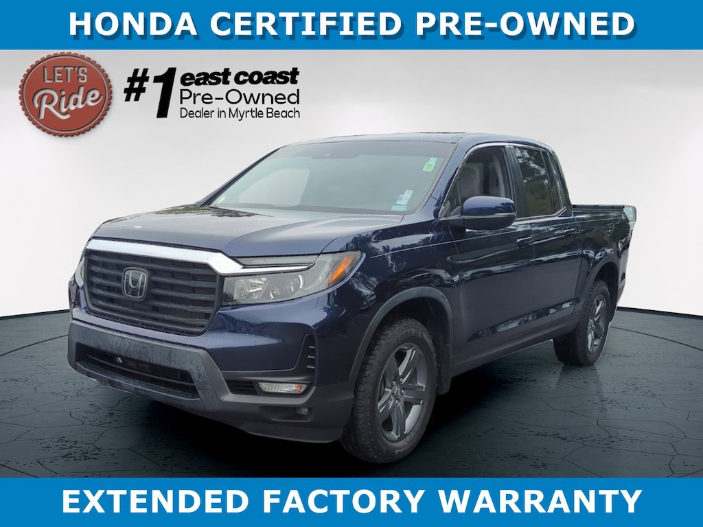 Certified 2022 Honda Ridgeline RTL Truck Crew Cab