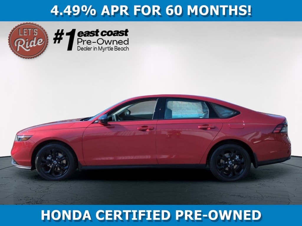 Certified 2025 Honda Accord SE Sedan