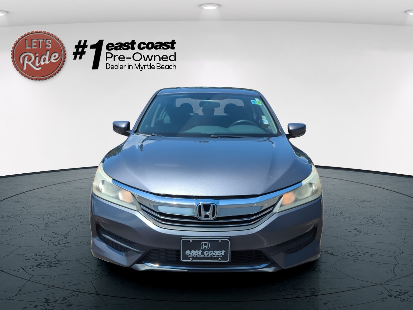Used 2017 Honda Accord LX with VIN 1HGCR2F31HA076415 for sale in Myrtle Beach, SC
