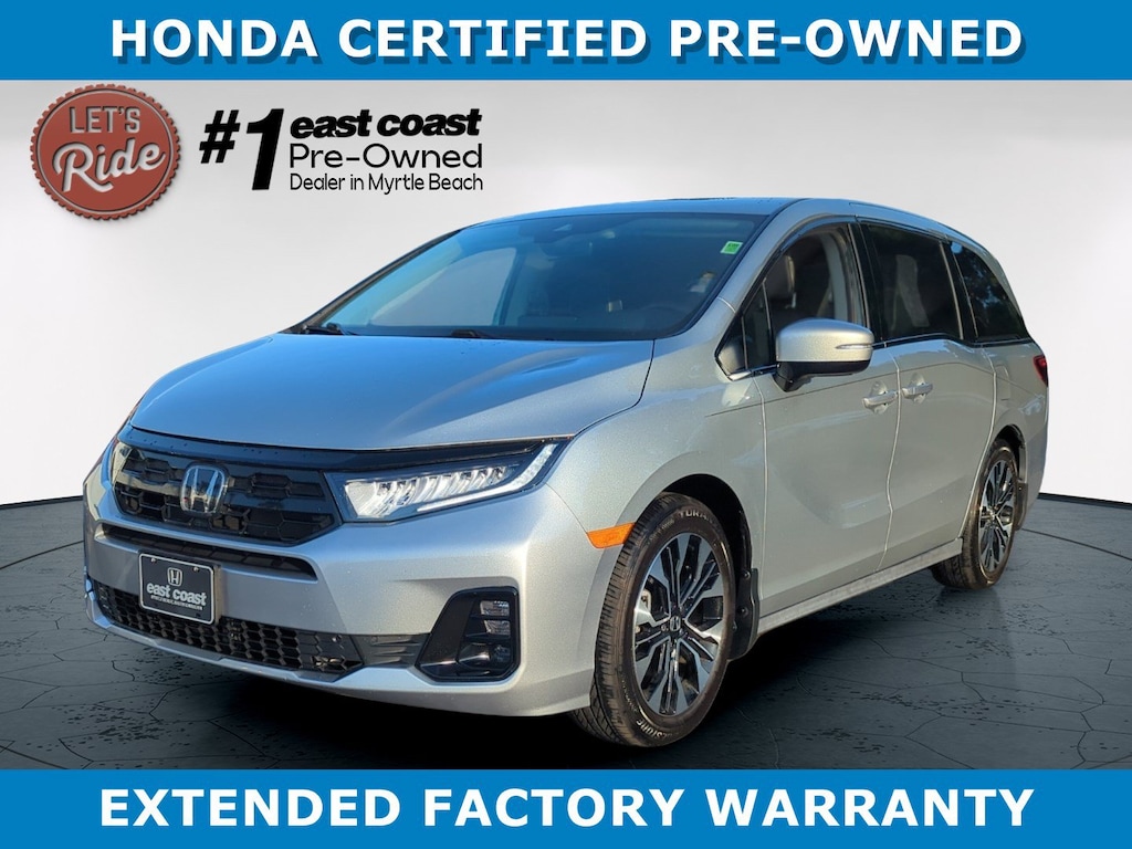 Certified 2025 Honda Odyssey Elite Van