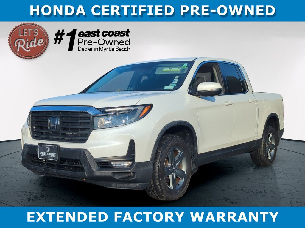 Certified 2022 Honda Ridgeline RTL Truck Crew Cab