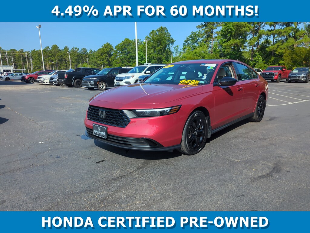 Certified 2025 Honda Accord SE Sedan
