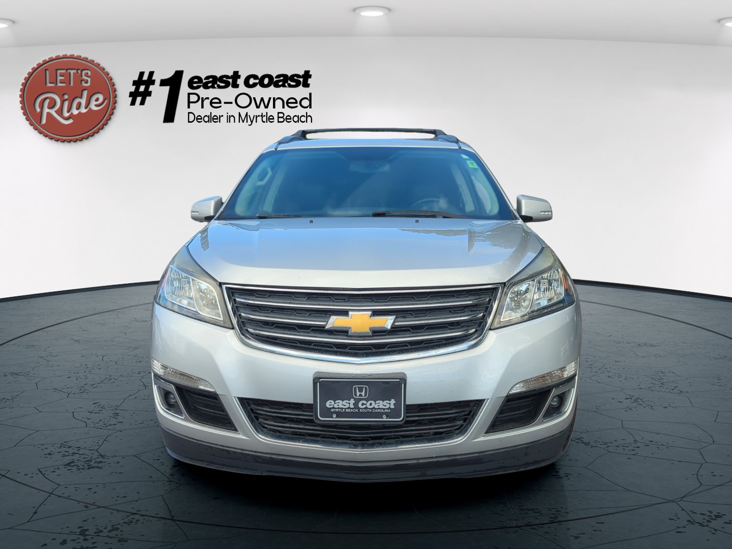 Used 2015 Chevrolet Traverse 2LT with VIN 1GNKVHKD7FJ171475 for sale in Myrtle Beach, SC