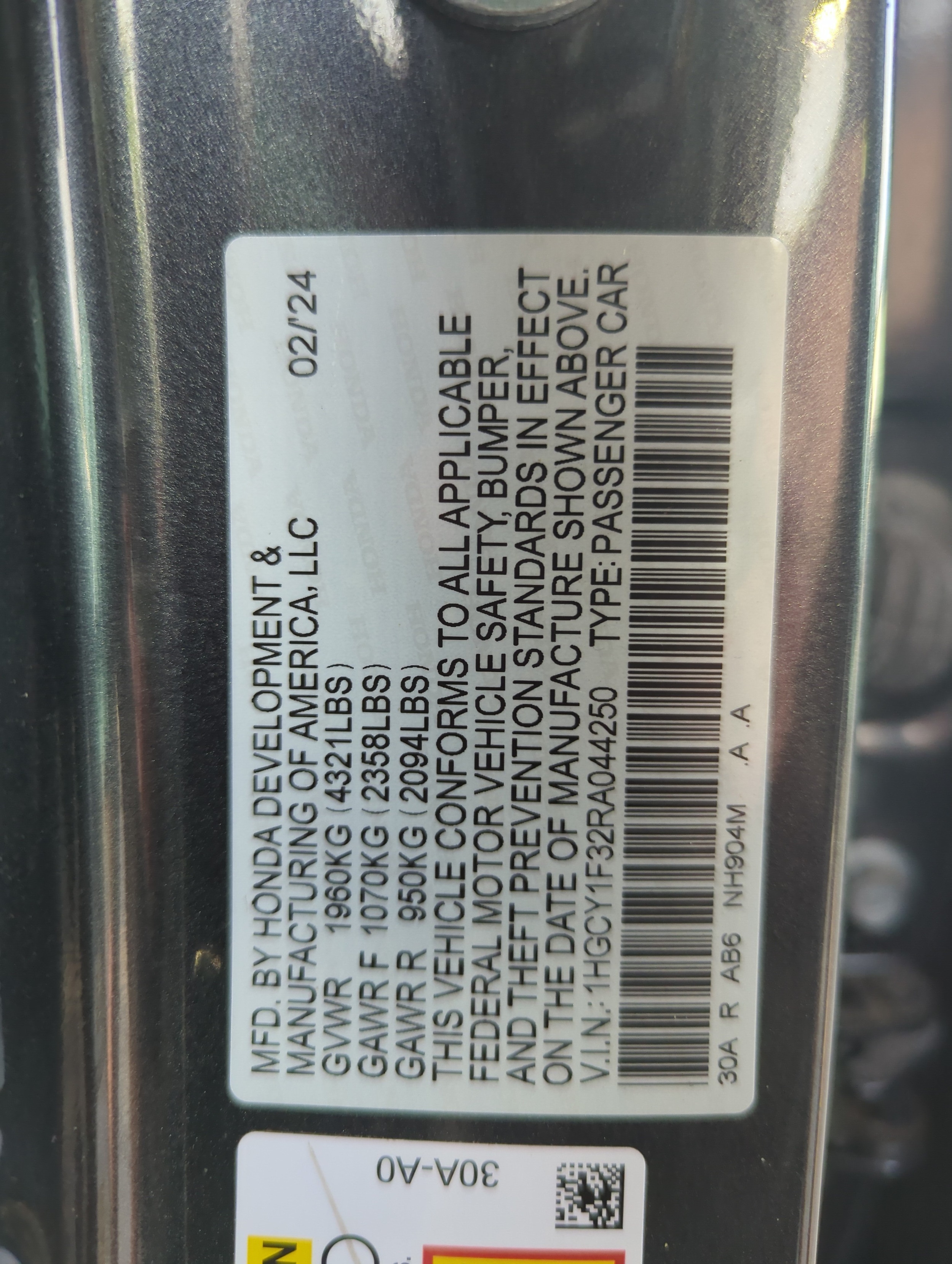 2024 Honda Accord EX - Photo 35