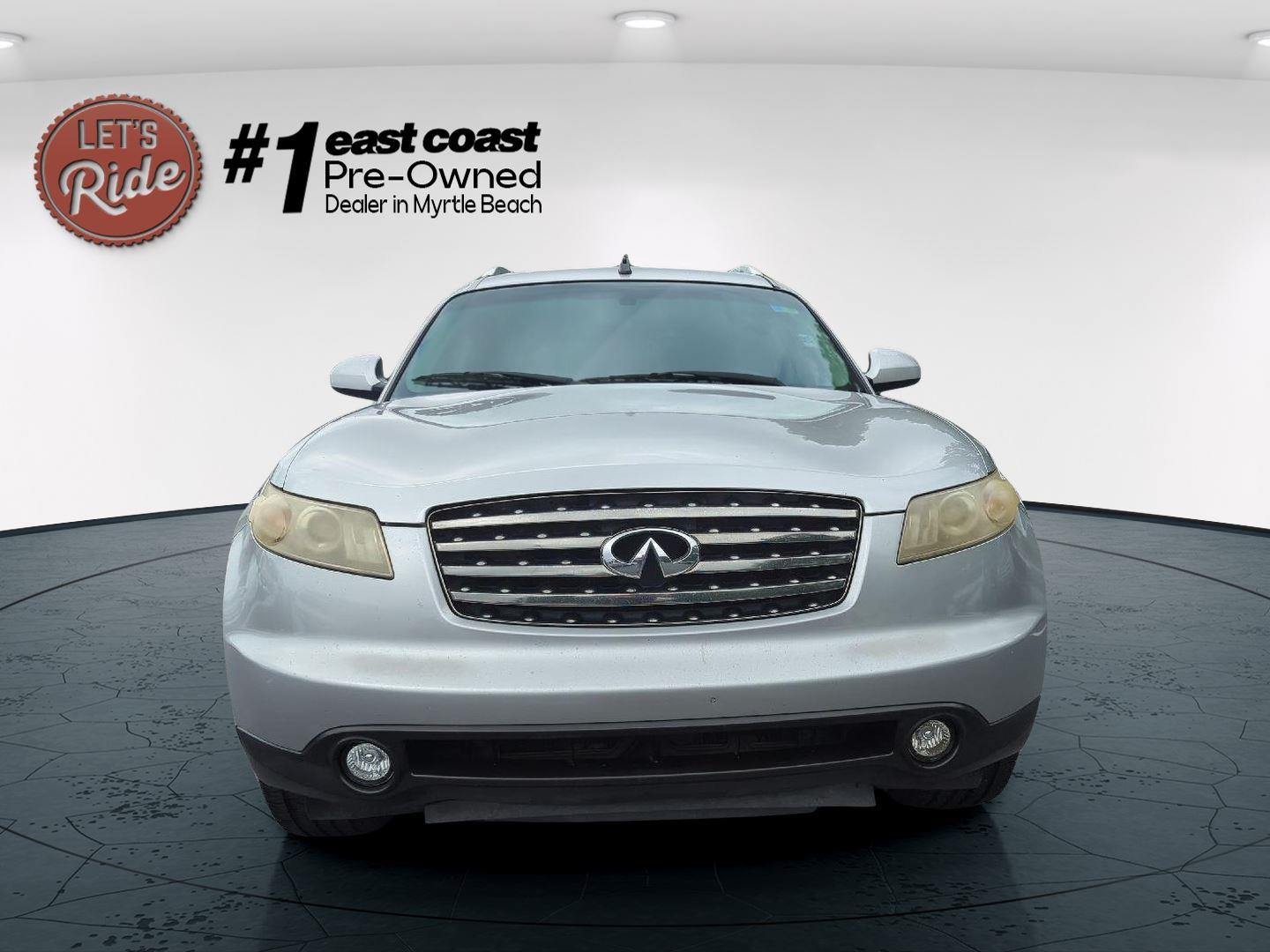 Used 2005 INFINITI FX 35 with VIN JNRAS08W45X216052 for sale in Myrtle Beach, SC