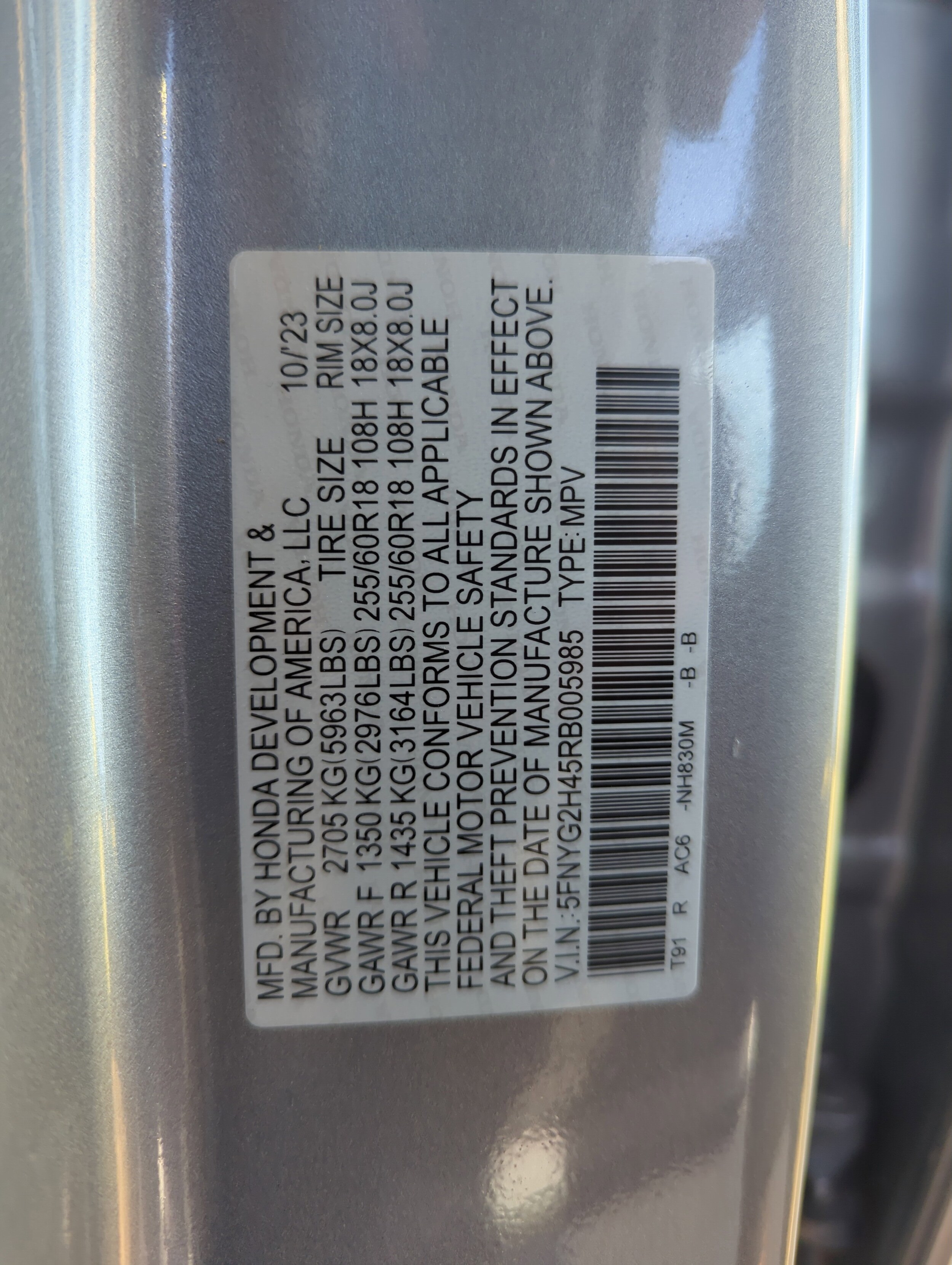 2024 Honda Pilot EX-L - Photo 208
