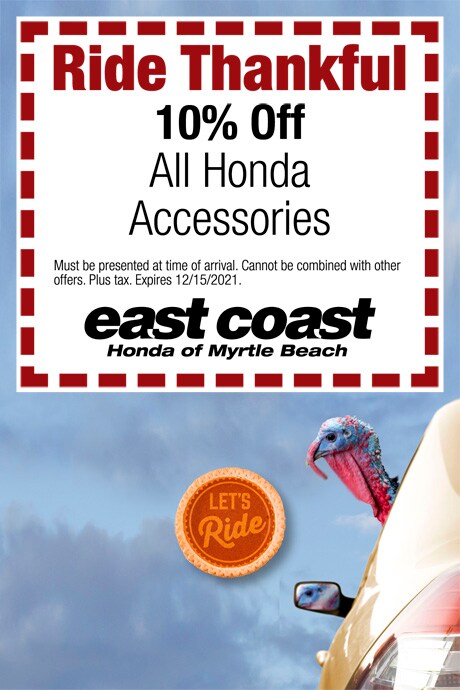Honda Service Center In Myrtle Beach Sc East Coast Honda