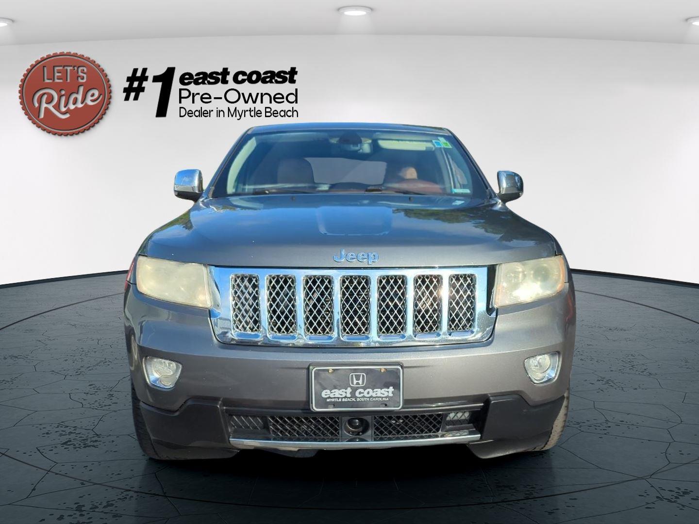 Used 2012 Jeep Grand Cherokee Overland Summit with VIN 1C4RJFCTXCC158099 for sale in Myrtle Beach, SC