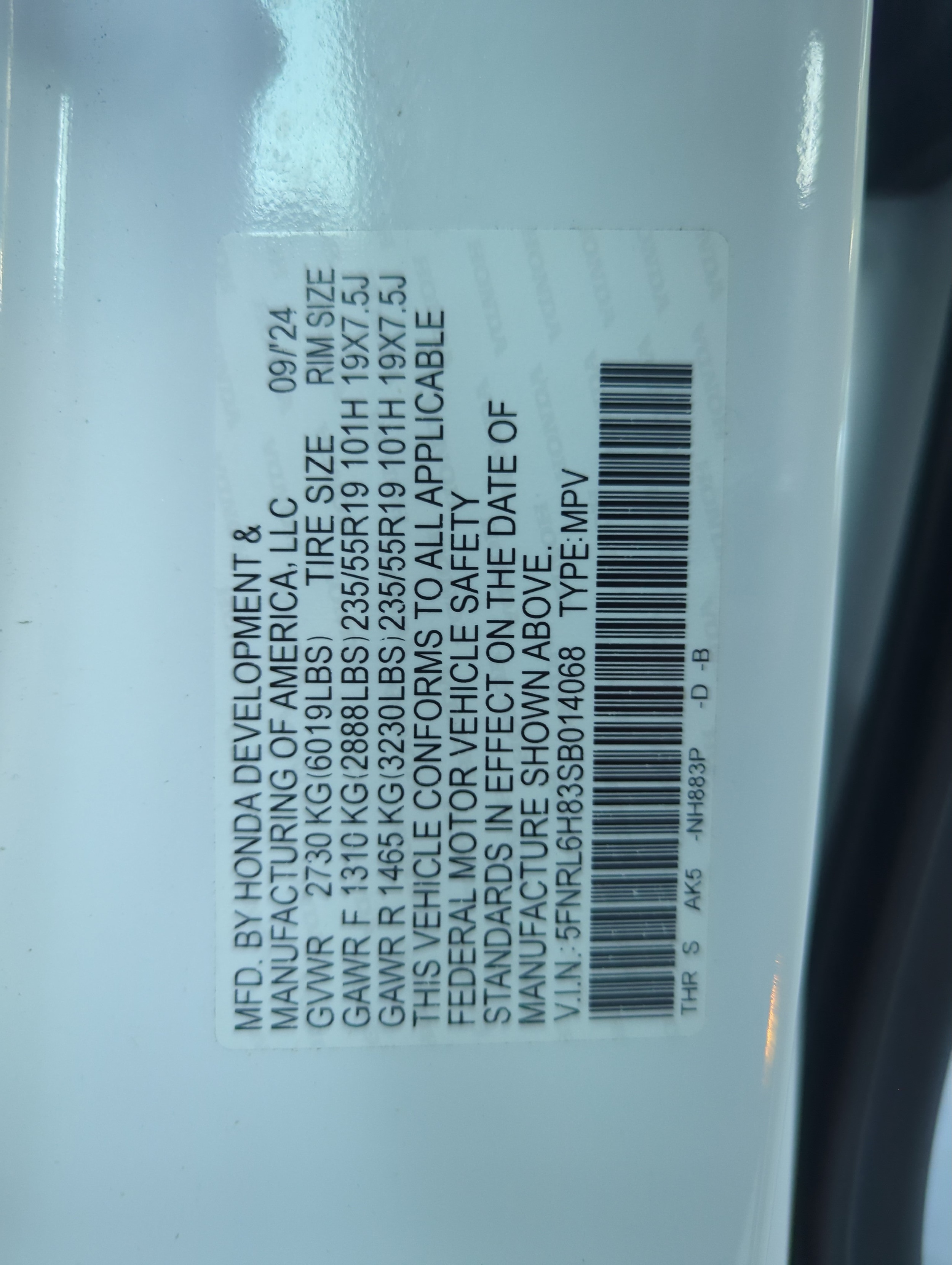 2025 Honda Odyssey Touring - Photo 43
