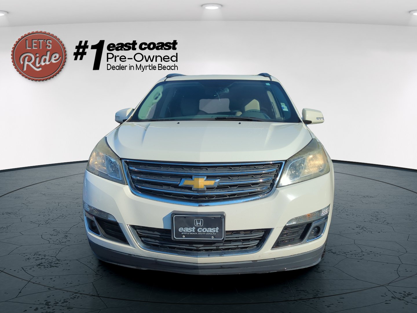 Used 2015 Chevrolet Traverse 2LT with VIN 1GNKVHKD6FJ314190 for sale in Myrtle Beach, SC