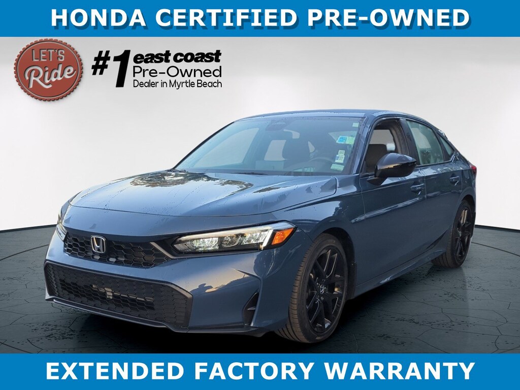 Certified 2025 Honda Civic Sport Sedan
