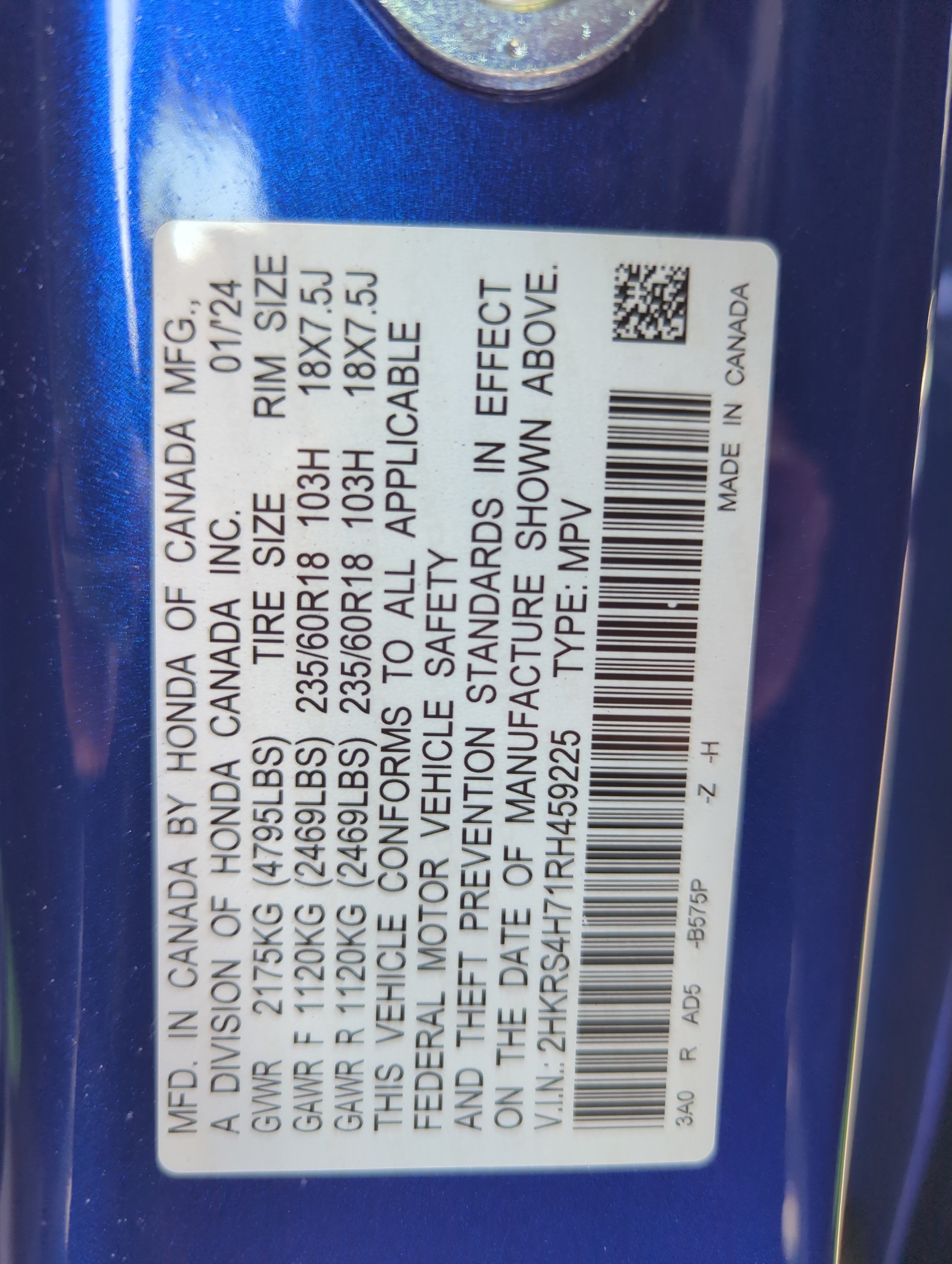 2024 Honda CR-V EX-L - Photo 33