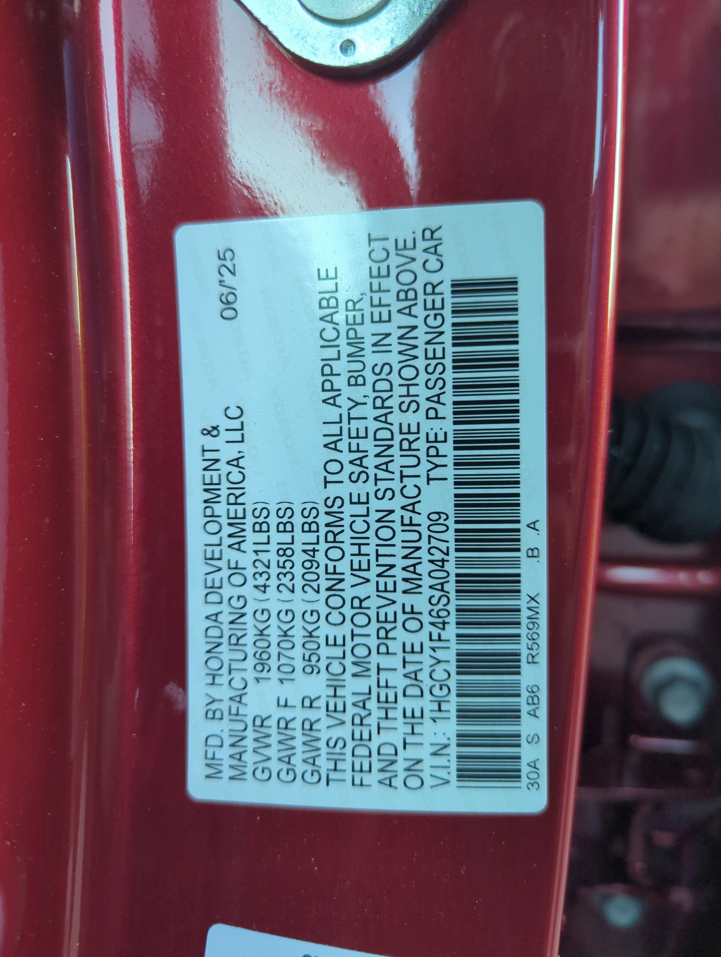 2025 Honda Accord SE - Photo 32