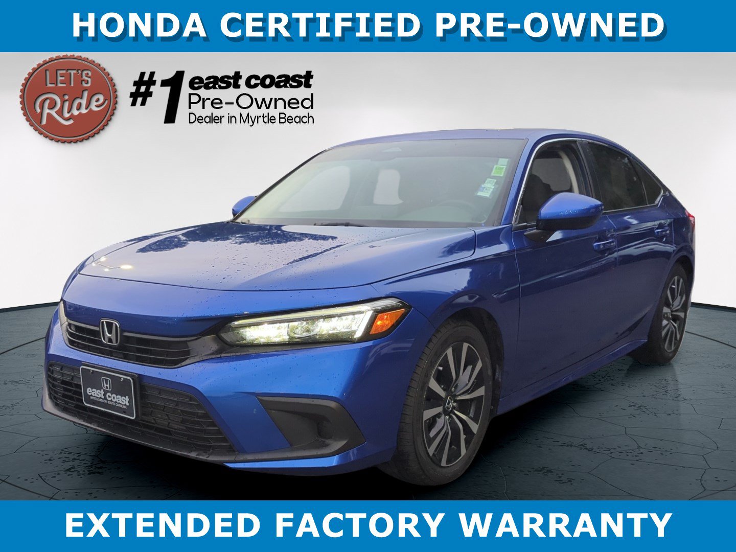 Certified 2023 Honda Civic EX Sedan