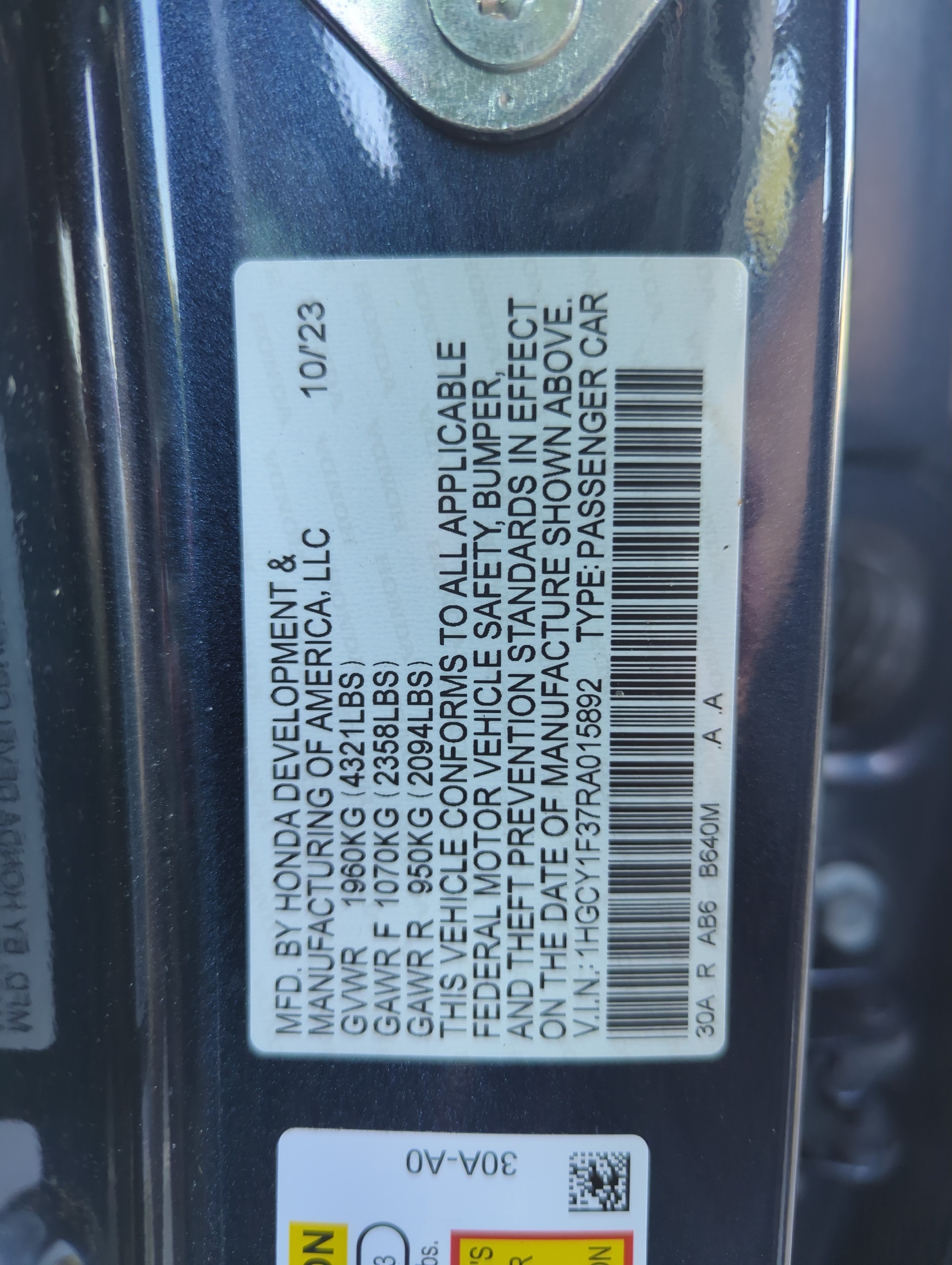 2024 Honda Accord EX - Photo 26