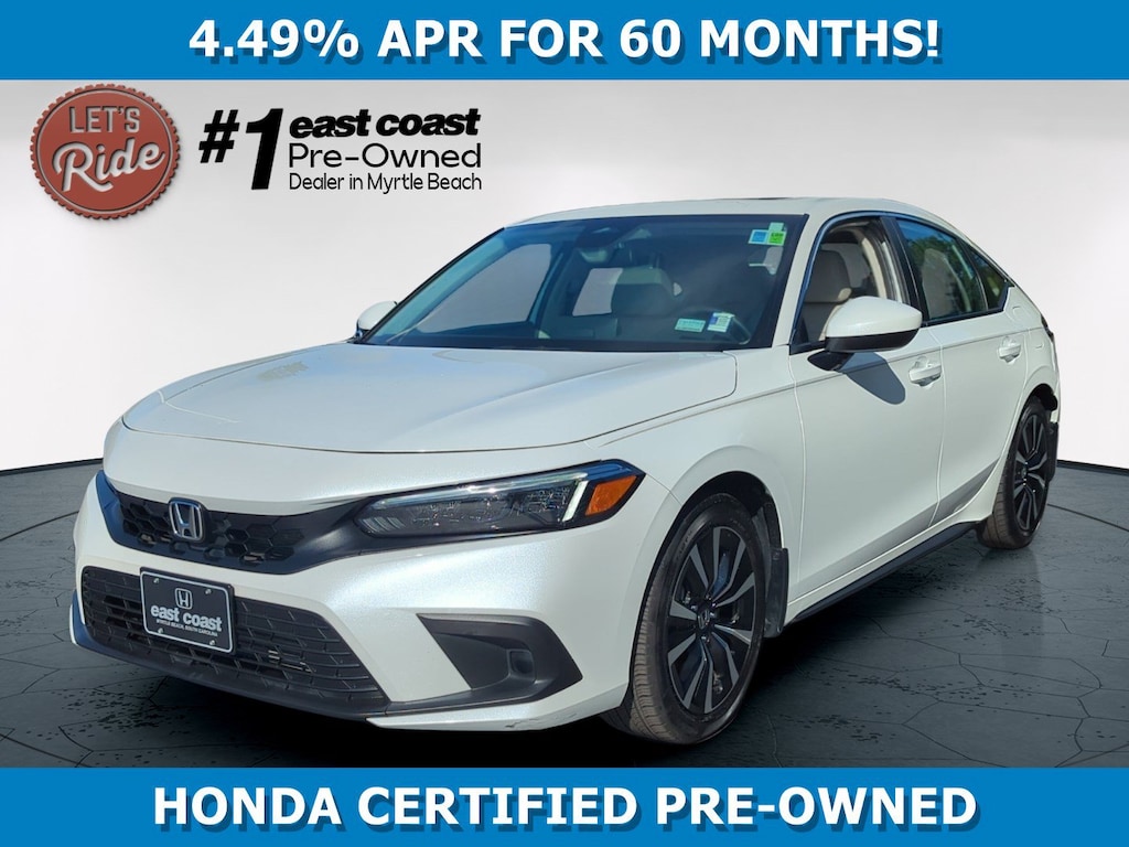 Certified 2024 Honda Civic EX-L Hatchback