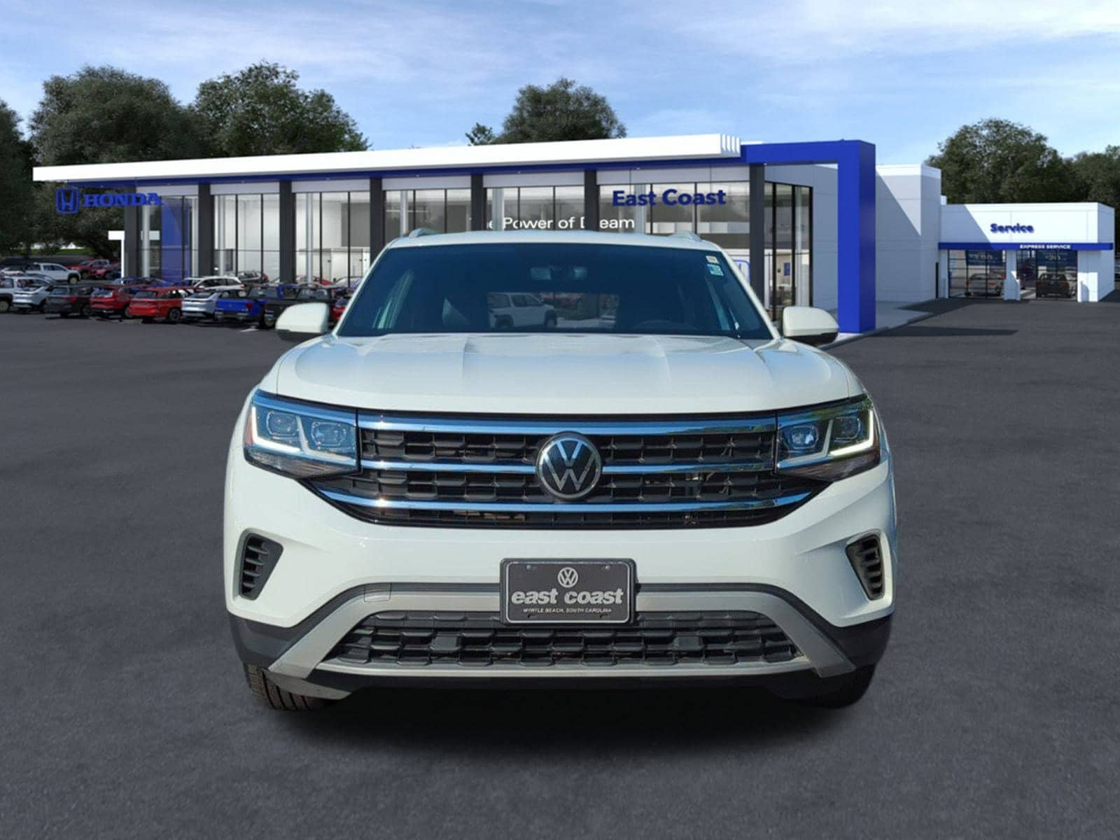 Used 2021 Volkswagen Atlas Cross Sport SE with VIN 1V2DC2CA3MC202441 for sale in Myrtle Beach, SC