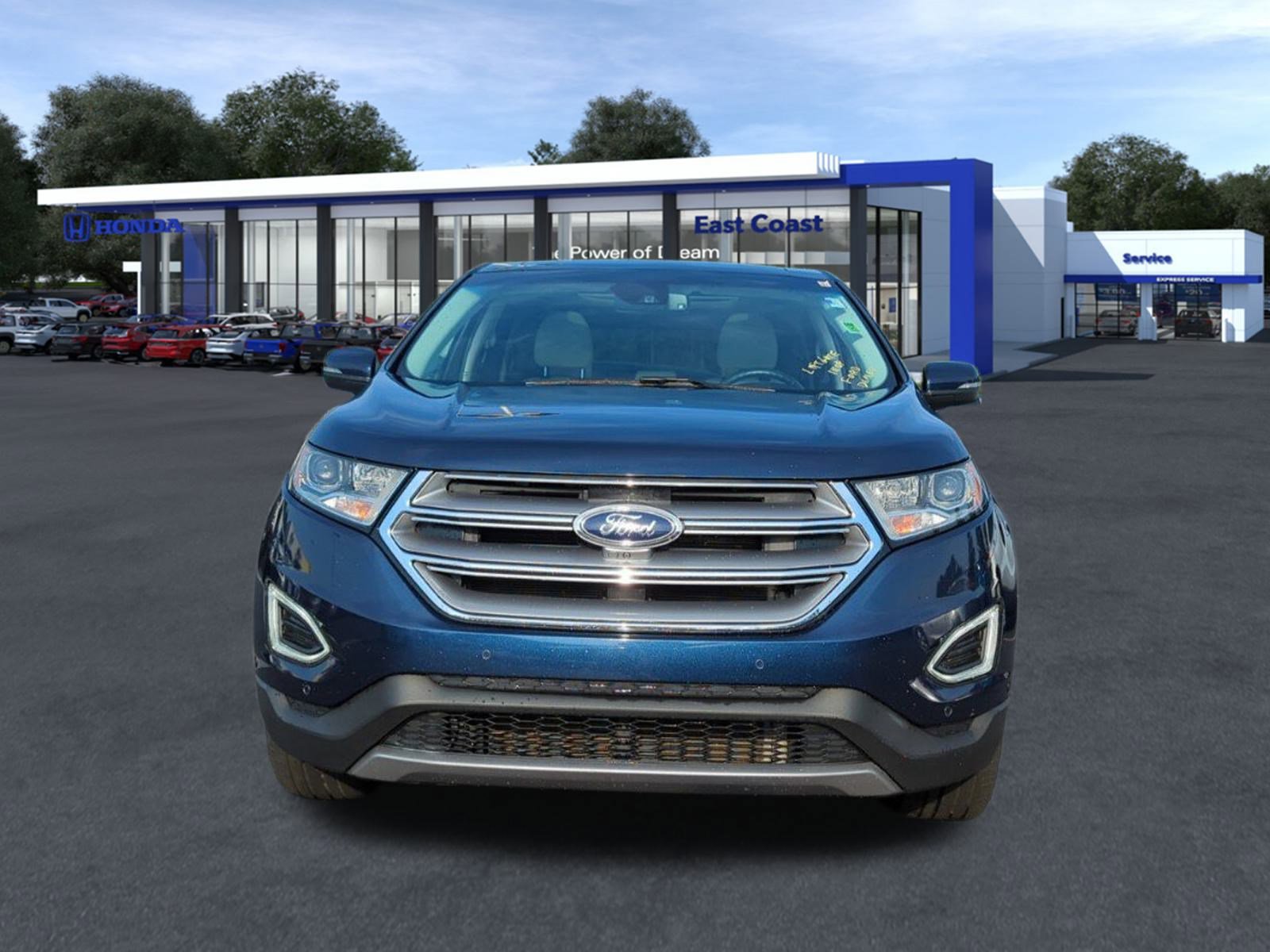 Used 2017 Ford Edge Titanium with VIN 2FMPK4K84HBC14126 for sale in Myrtle Beach, SC