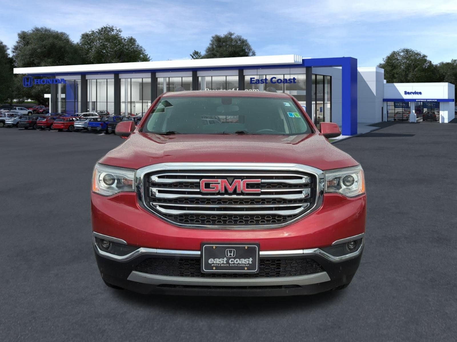 Used 2019 GMC Acadia SLE-2 with VIN 1GKKNSLA6KZ248797 for sale in Myrtle Beach, SC